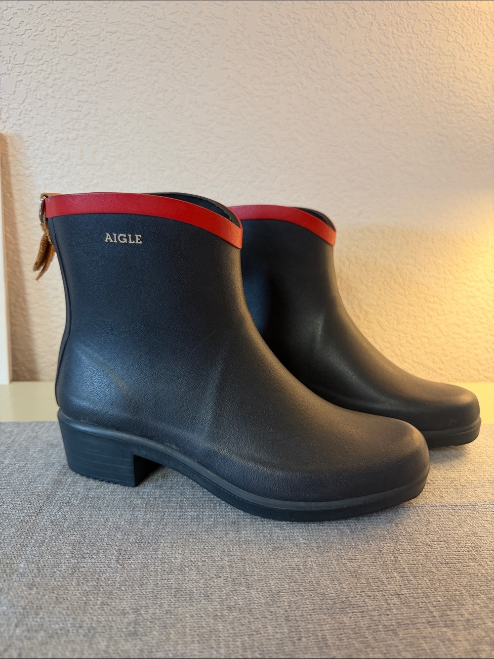 Aigle made in Italy rain boots